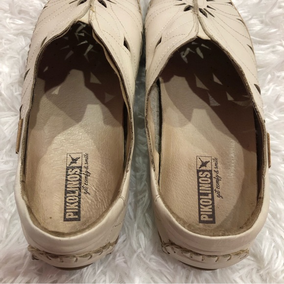 Pikolinos Jerez Loafer Leather Floral Cut Out Women’s size 41 - Picture 11 of 16